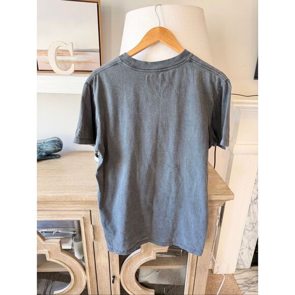 Anine Bing Limited Edition Lili Link Tee in Washed Black Size Medium - Picture 7 of 10
